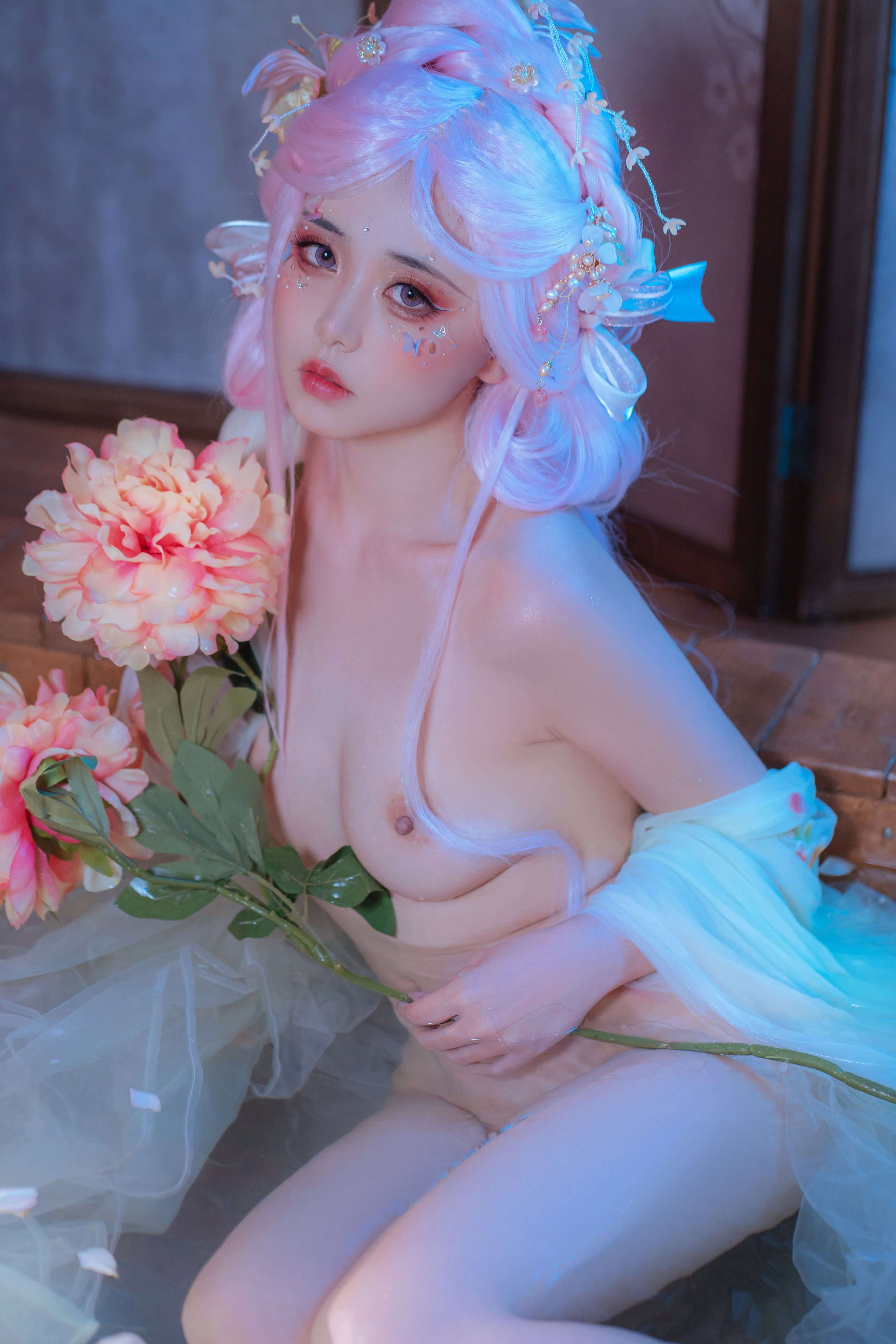 喵小吉臨江仙國風Cosplay寫真