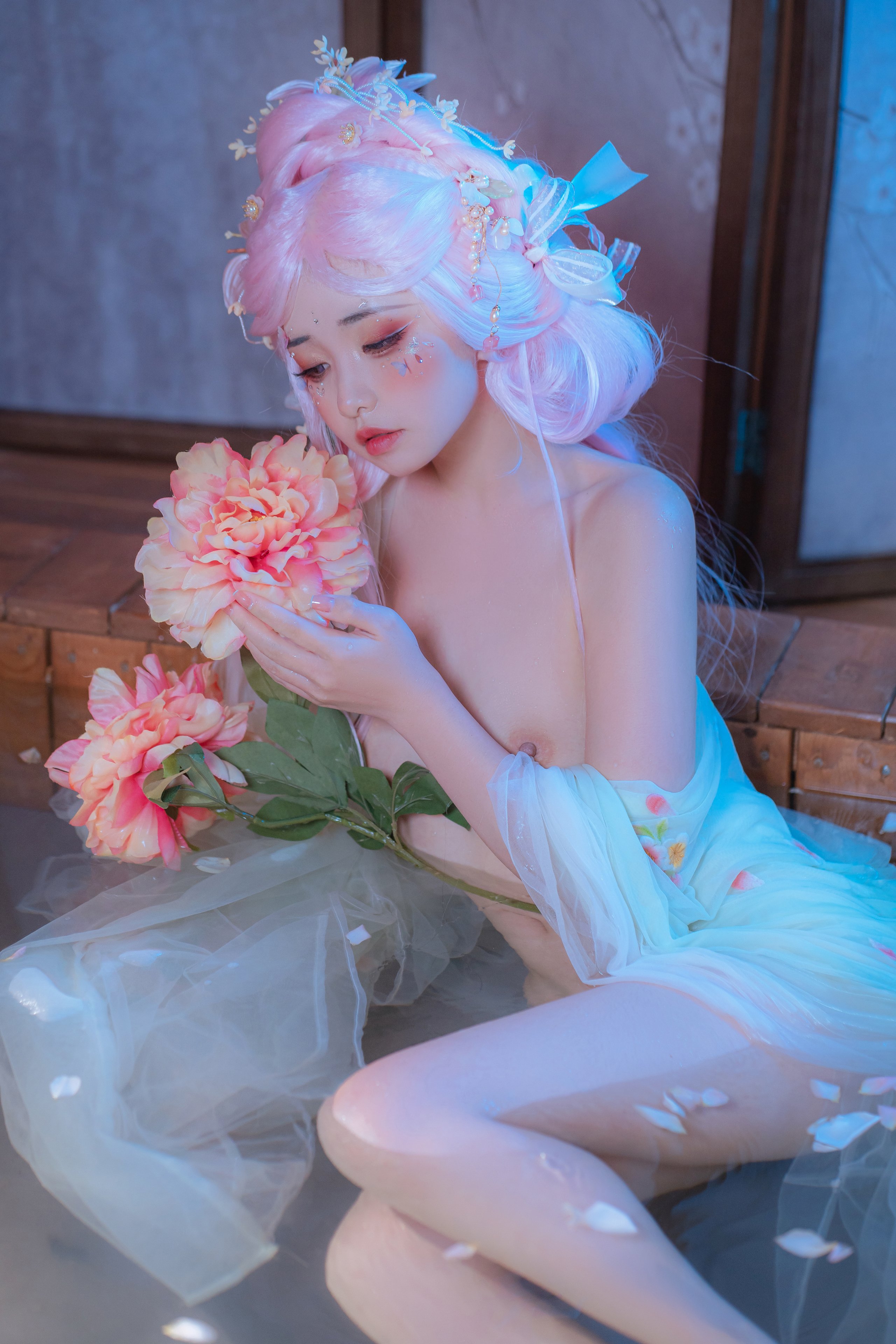 喵小吉臨江仙國風Cosplay寫真