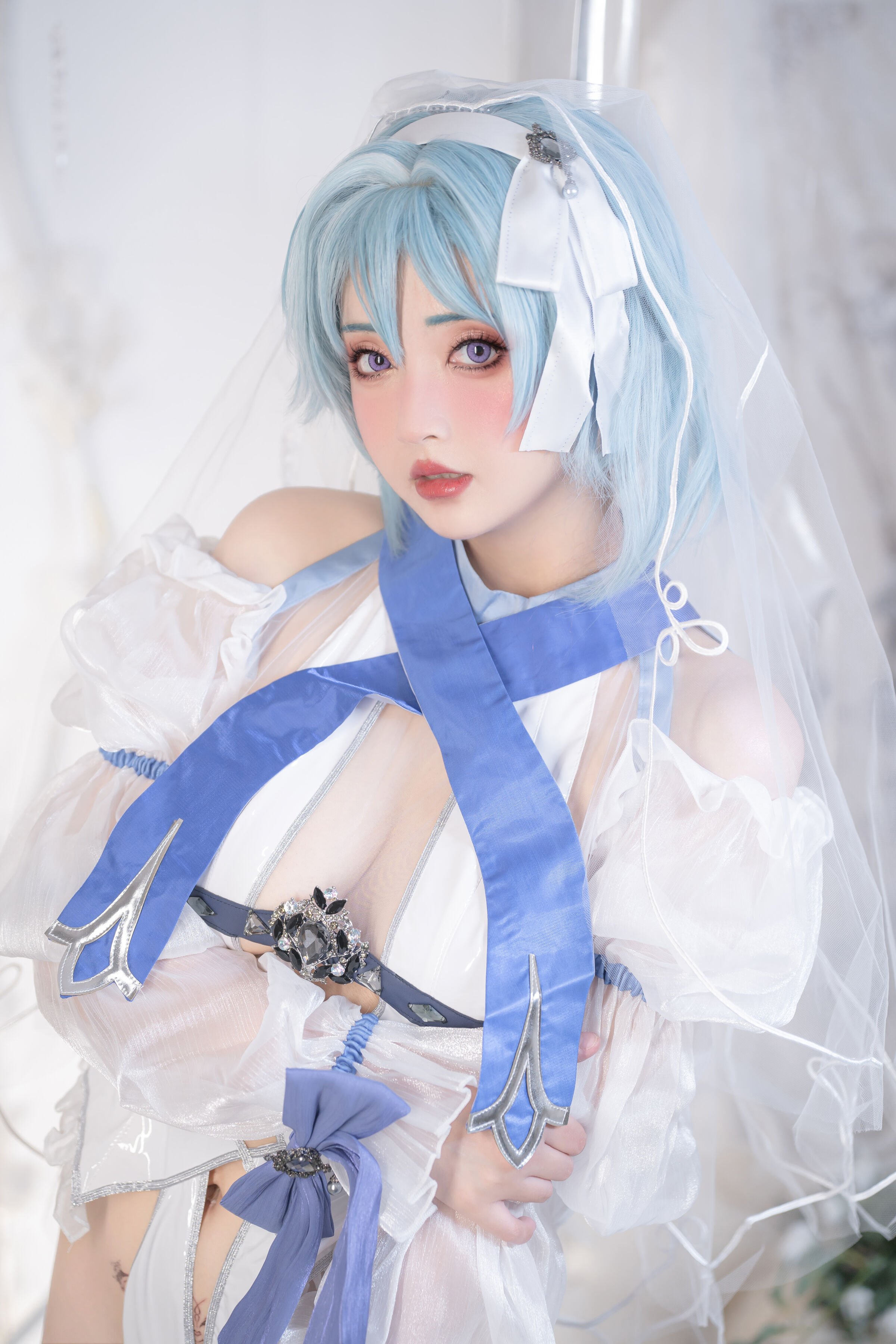 爆機少女喵小吉&雲燒 - 原神花嫁：優菈&甘雨
