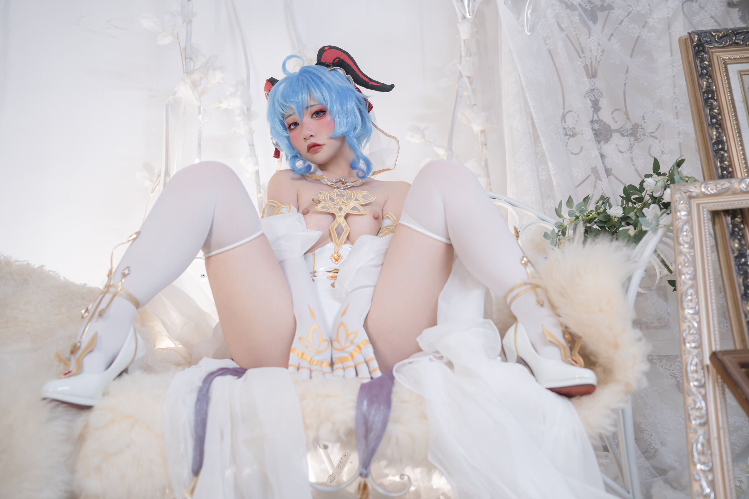 爆機少女喵小吉&雲燒 - 原神花嫁：優菈&甘雨