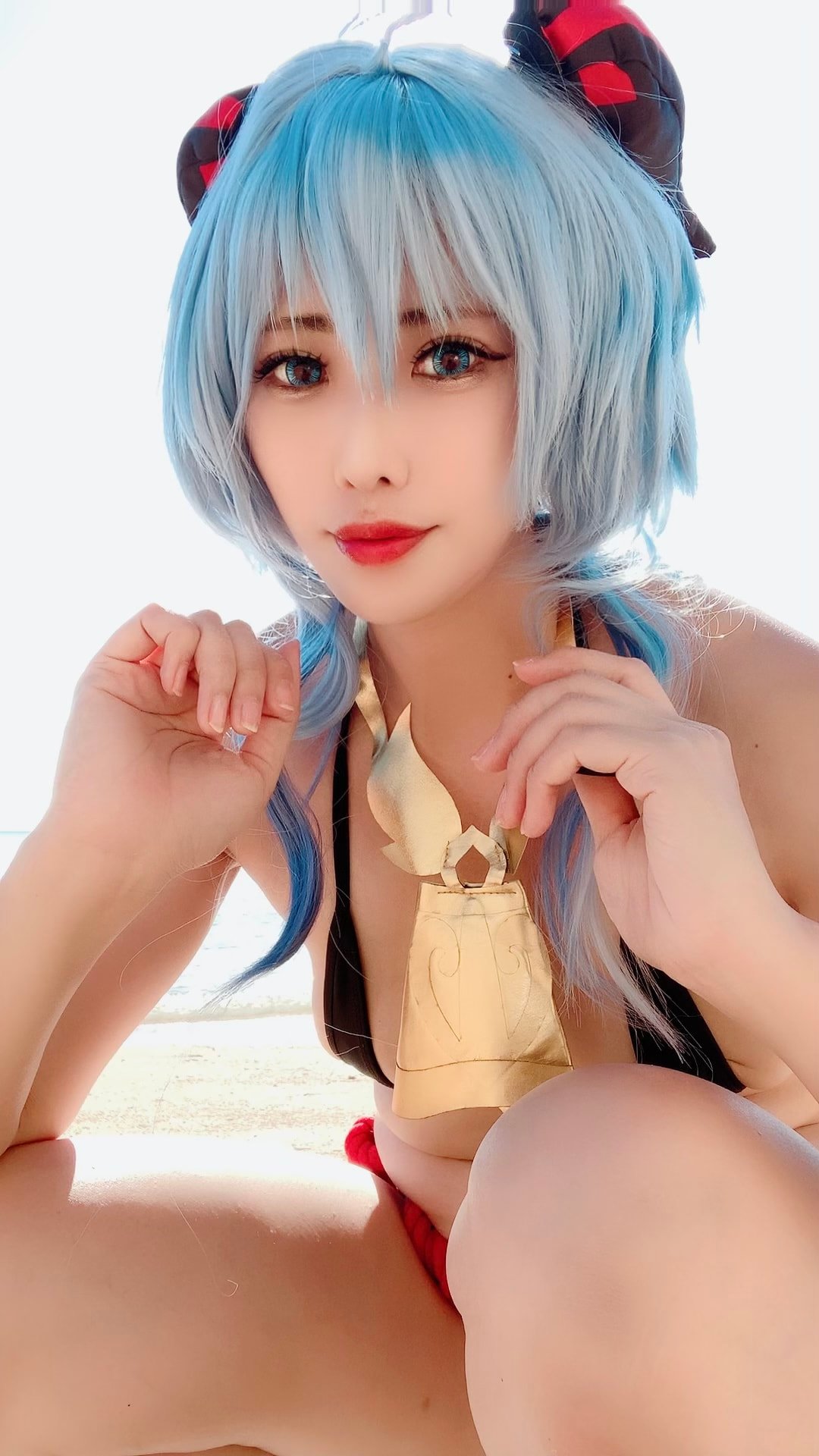 Glossy Rabbit (艶兎)] วันทะเลของกันยู บาร์บารา และนิดหน่อยโมนา! (เก็นชิน)