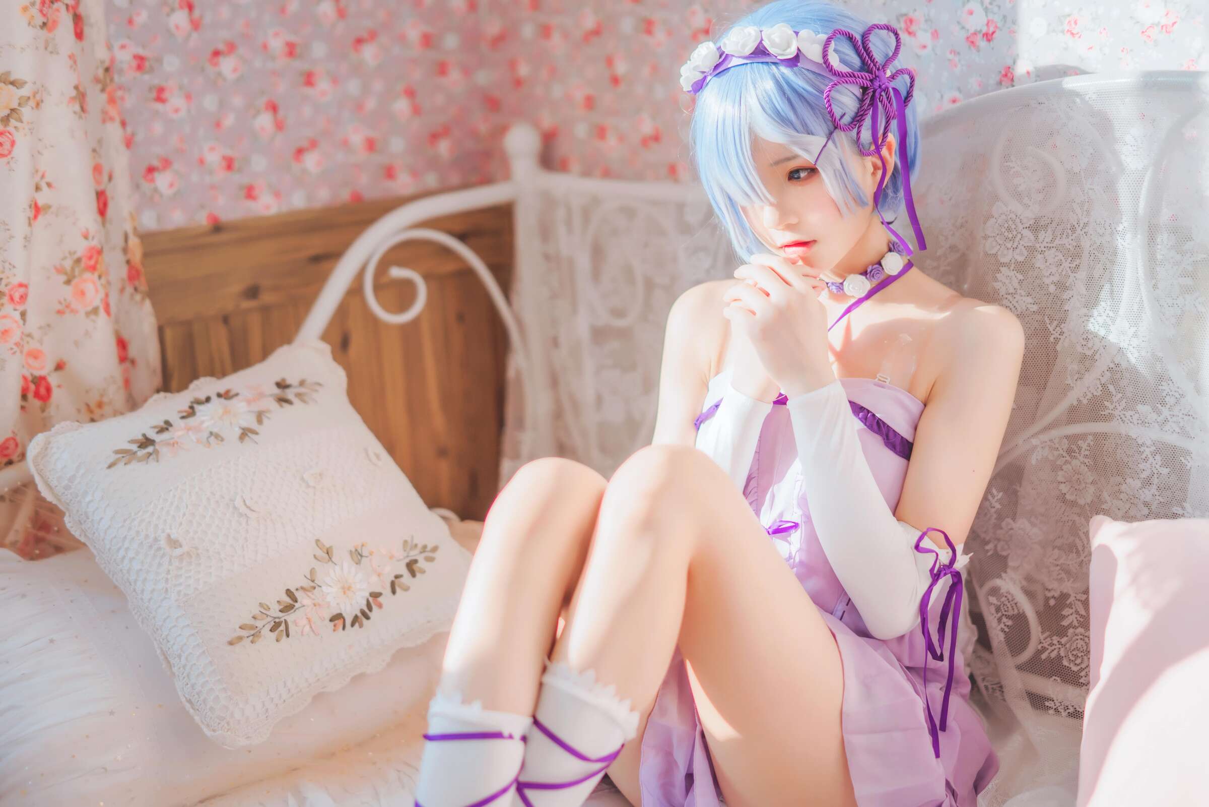 Sakura Peach Meow - Rem Nap Skirt