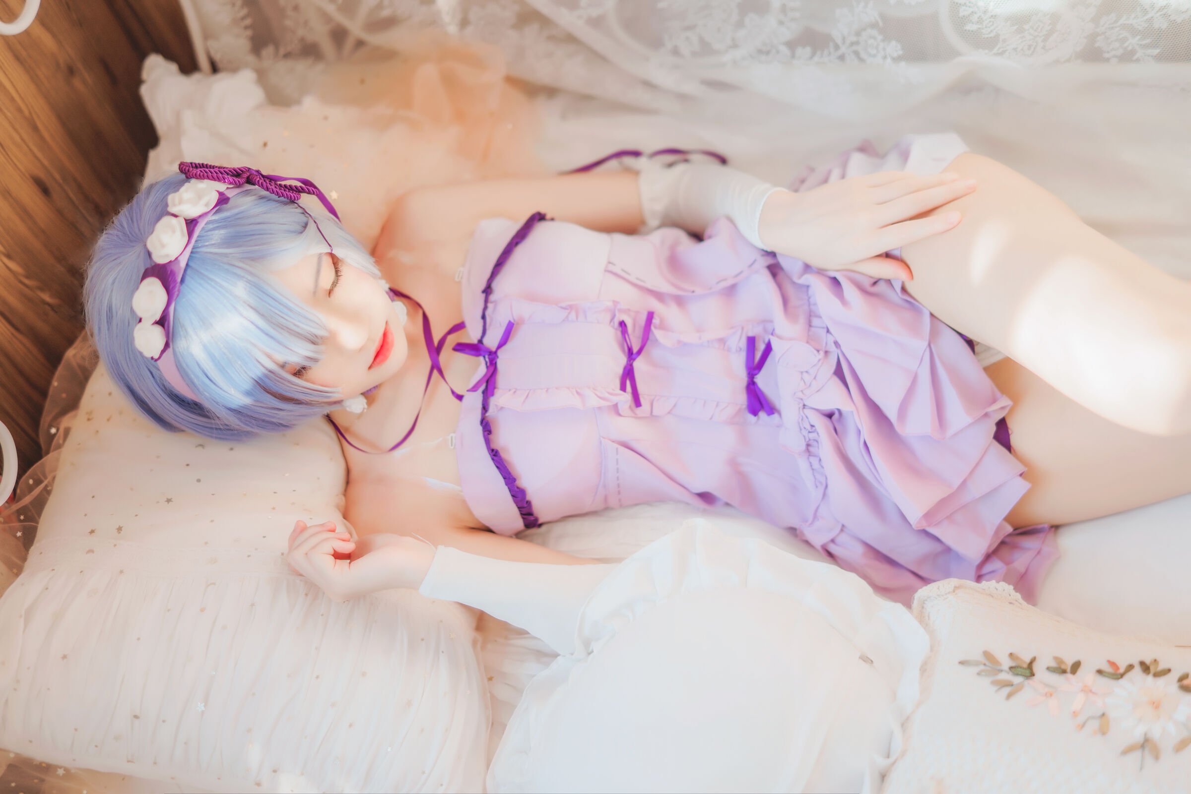 Sakura Peach Meow - Rem Nap Skirt
