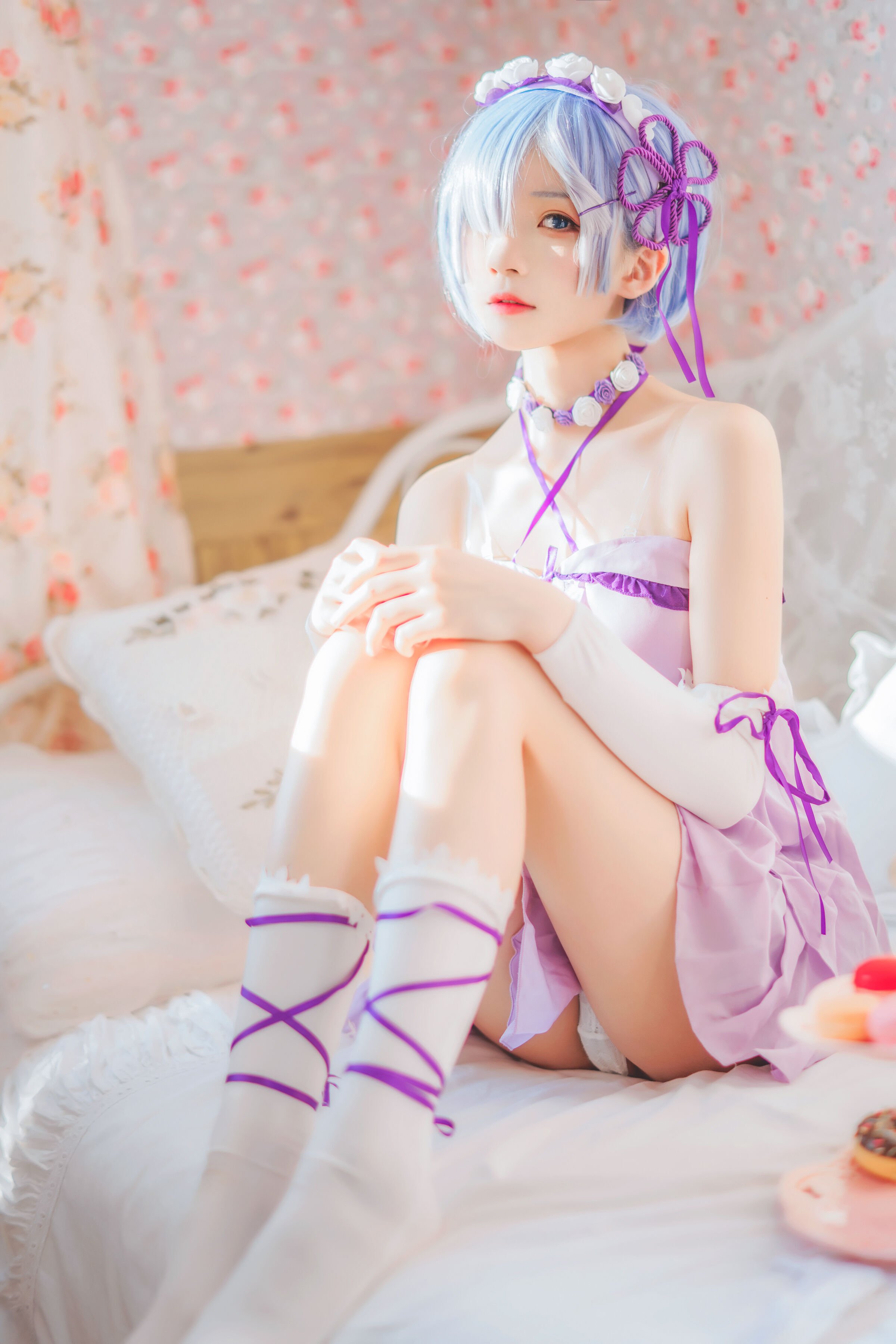 Sakura Peach Meow - Rem Nap Skirt