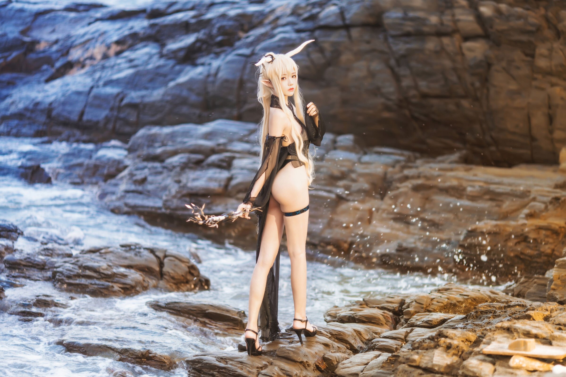 Cherry Meow - Shining Spirit Swimsuit