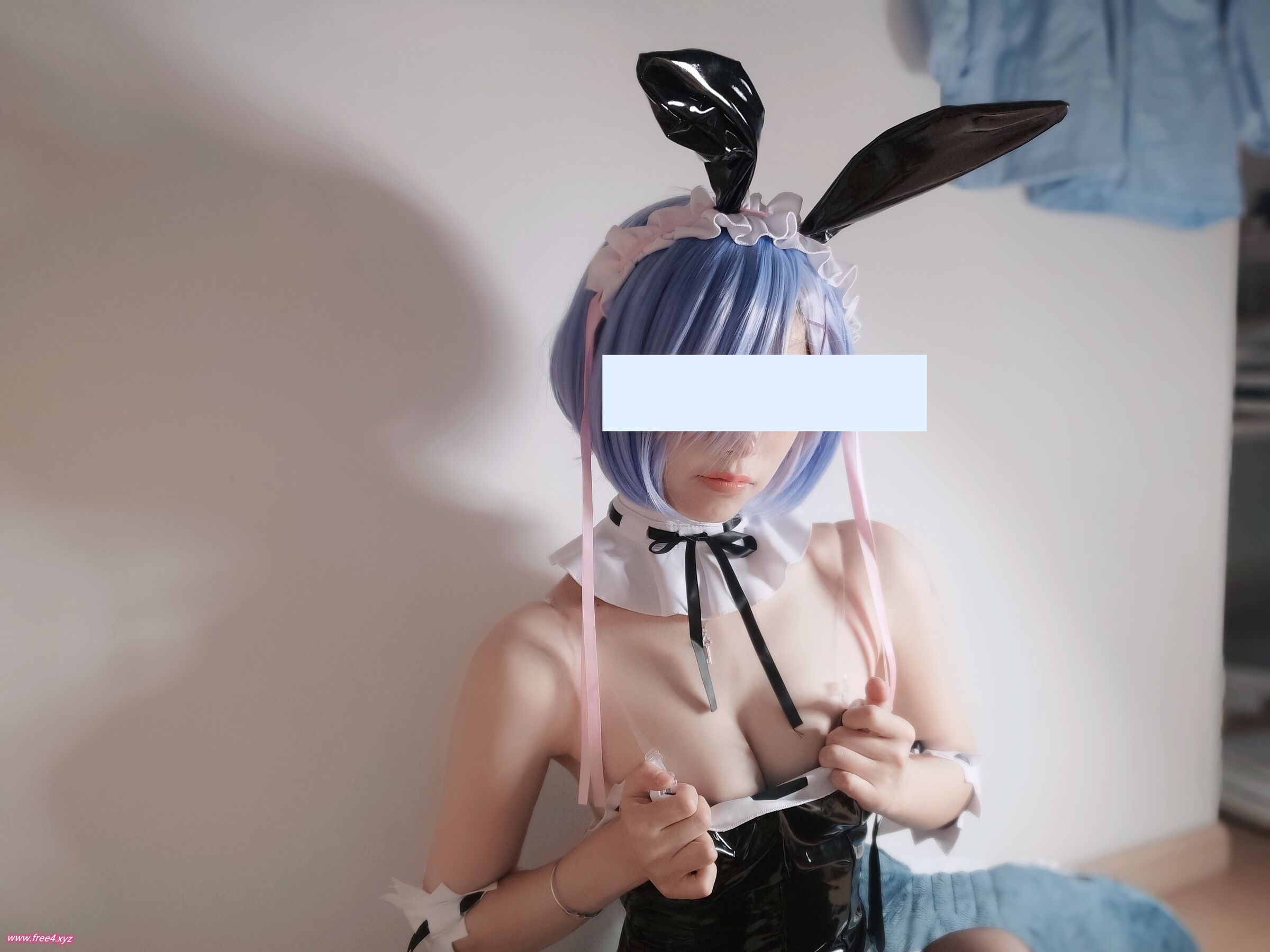 wink은 귀여운 wink] 렘 토끼 여자 버니 렘