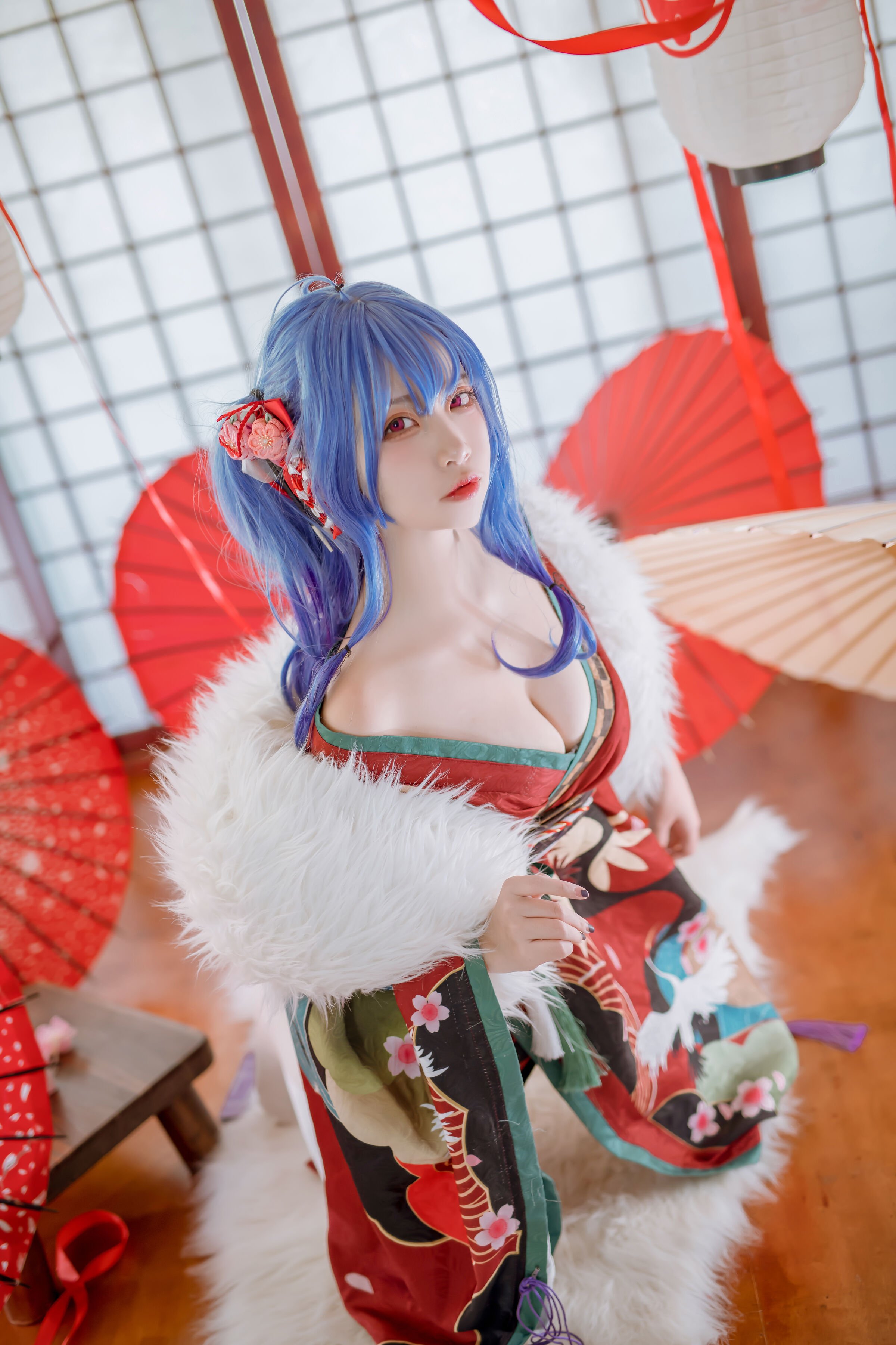 Er Zuo Nisa - Azure Saint Louis Kimono