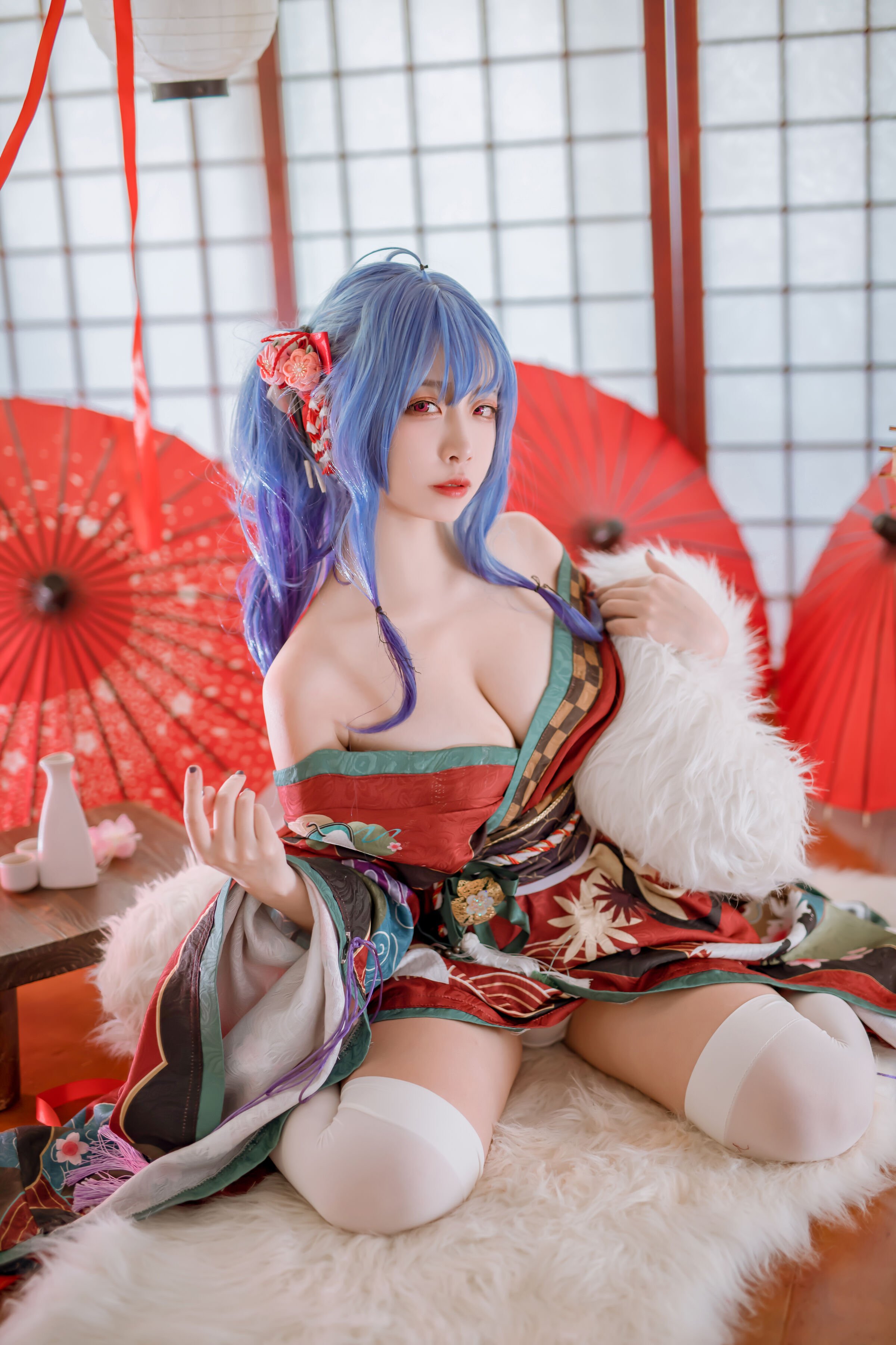 Er Zuo Nisa - Azure Saint Louis Kimono
