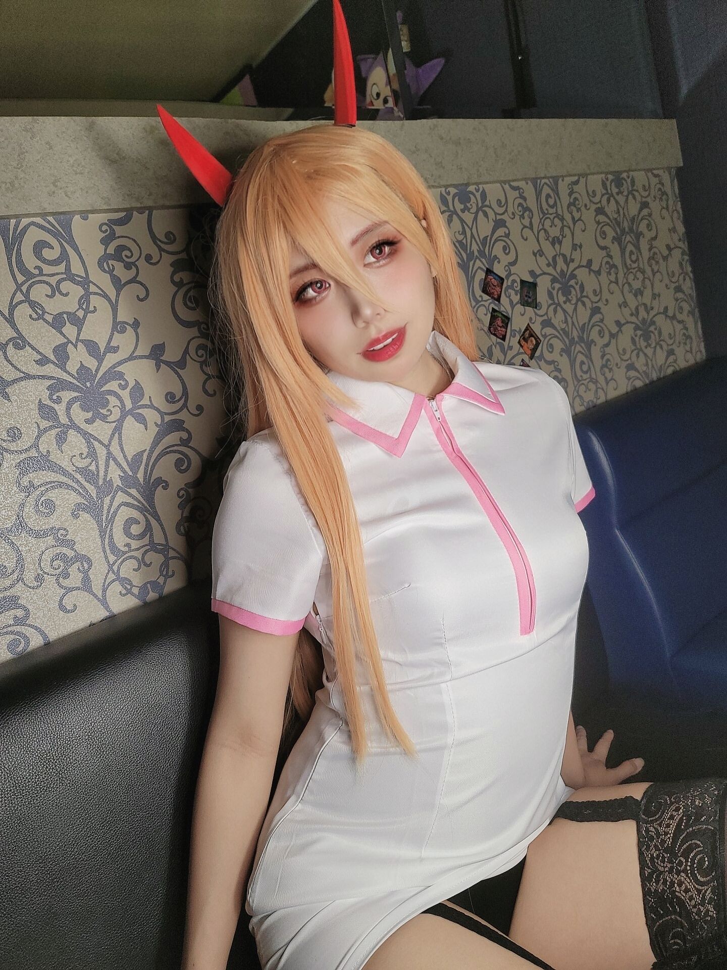 Shuran Nyama] Chainsaw Man event! Such...! Are you acting spoiled because you miss me that much? ♡♡♡♡♡ (with mov)