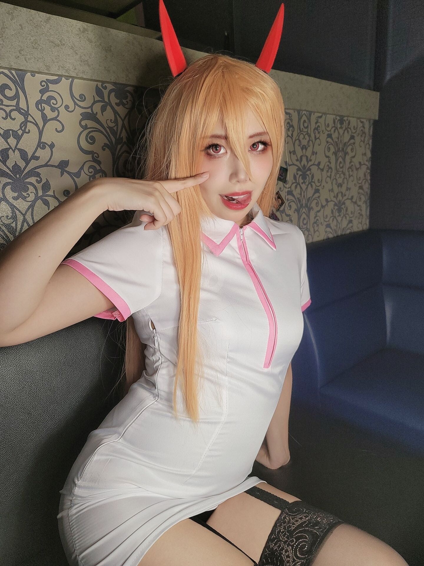 Shuran Nyama] Chainsaw Man event! Such...! Are you acting spoiled because you miss me that much? ♡♡♡♡♡ (with mov)