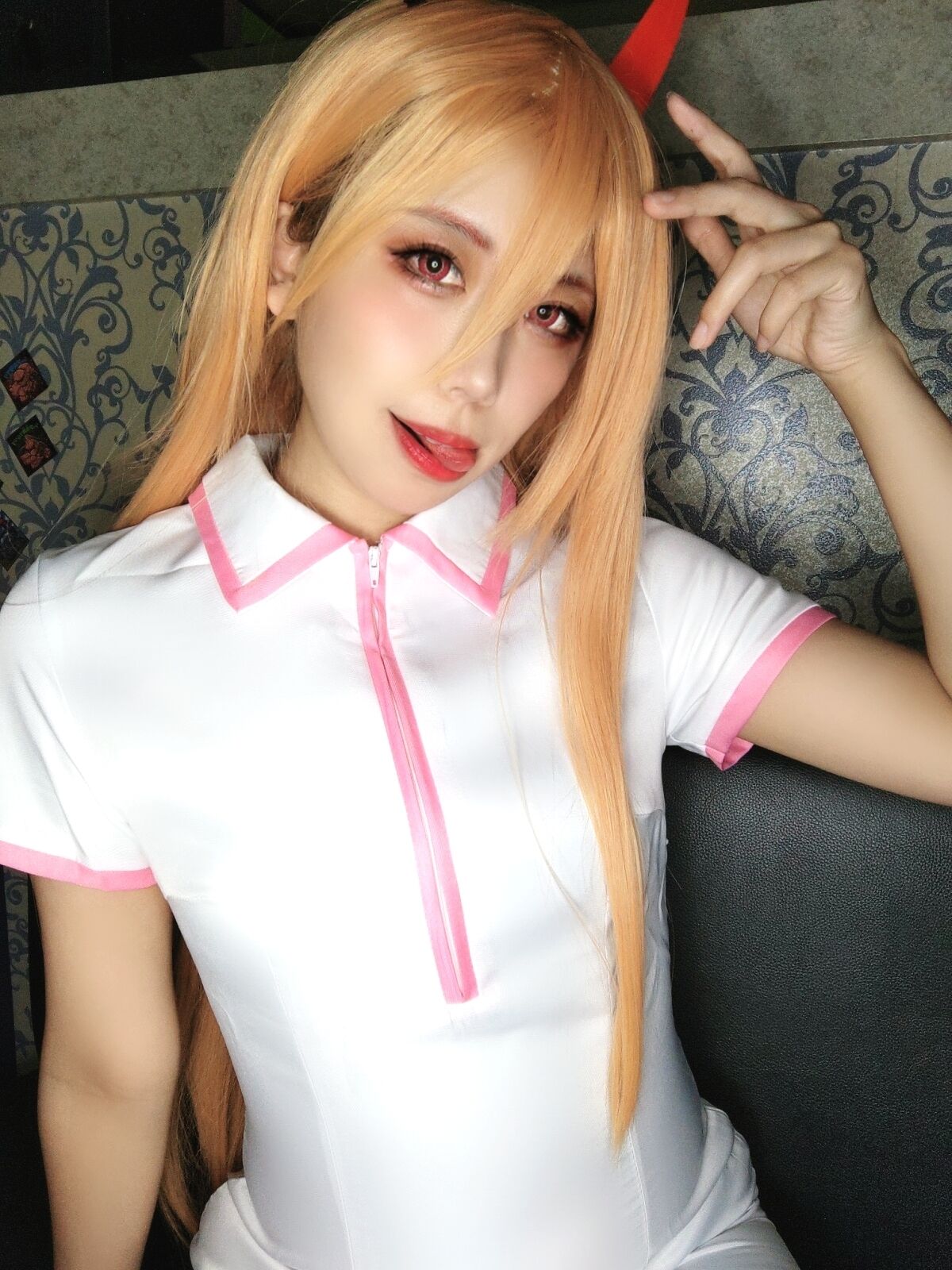 Shuran Nyama] Chainsaw Man event! Such...! Are you acting spoiled because you miss me that much? ♡♡♡♡♡ (with mov)