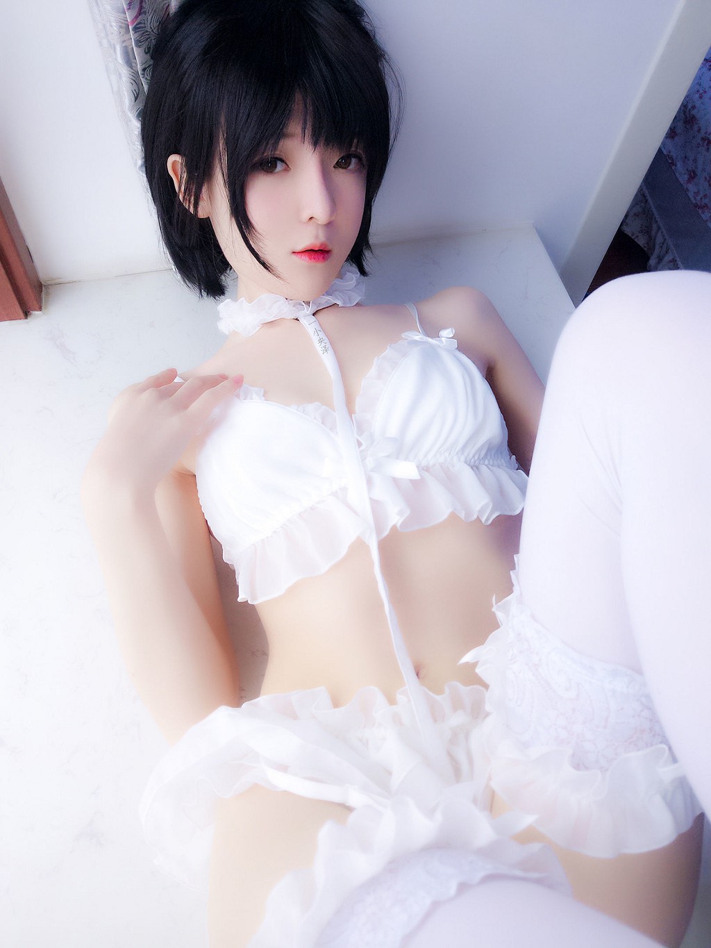 COSERอี้เซี่ยวหยางเซ 《เฮสเทีย + กระต่ายดำ + ภาพเอกชน》 [Cosplayสาวสวย] หนังสือภาพ [41P