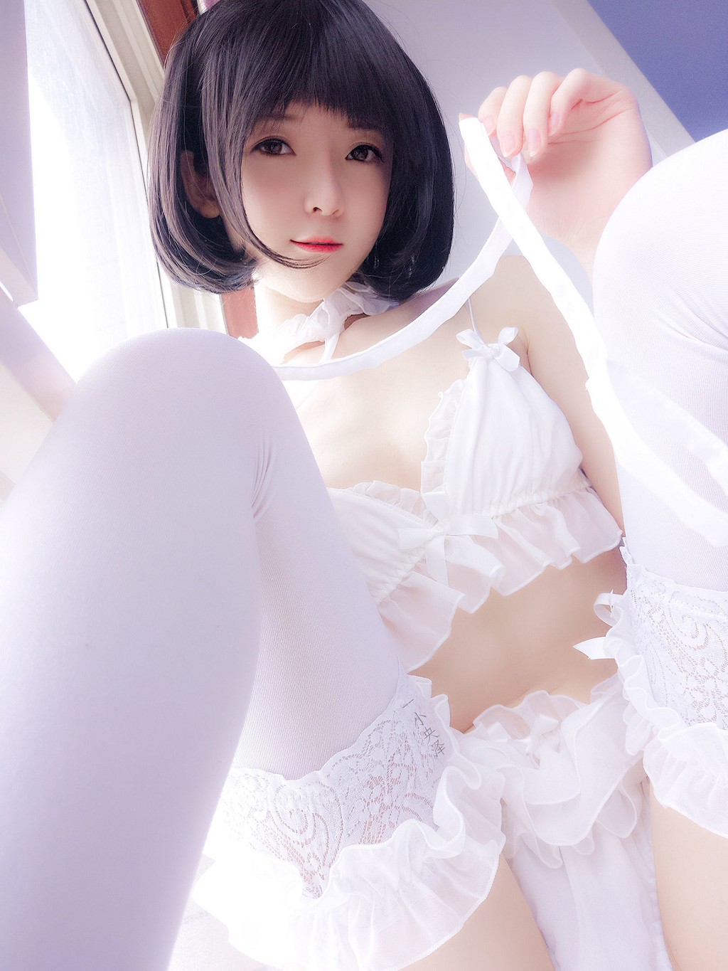 COSERอี้เซี่ยวหยางเซ 《เฮสเทีย + กระต่ายดำ + ภาพเอกชน》 [Cosplayสาวสวย] หนังสือภาพ [41P