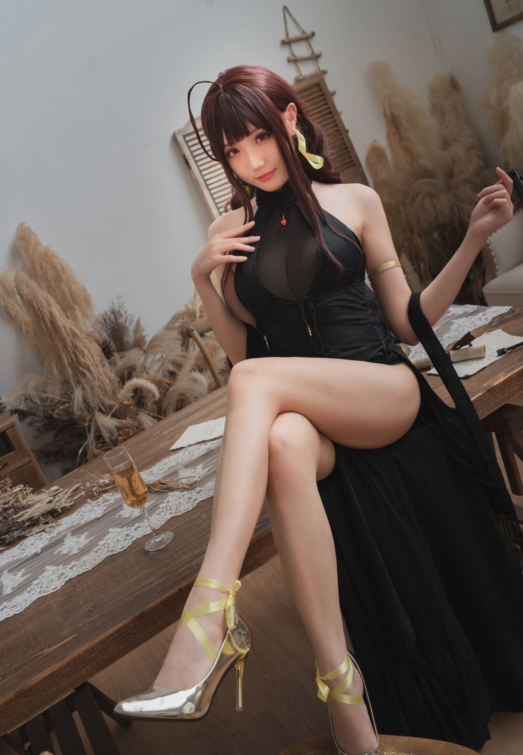 瓜希酱2020美腿高跟性感Cosplay超污大尺度高清图