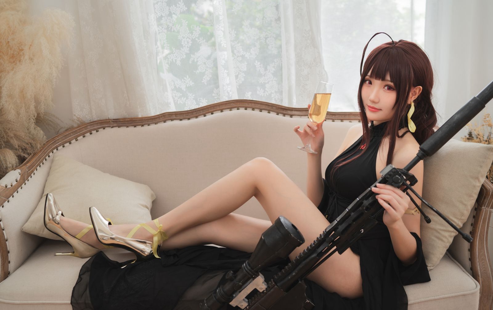 Gua Xi Jiang 2020 Beautiful Legs High Heels Sexy Cosplay Ultra Explicit Large Scale HD Images
