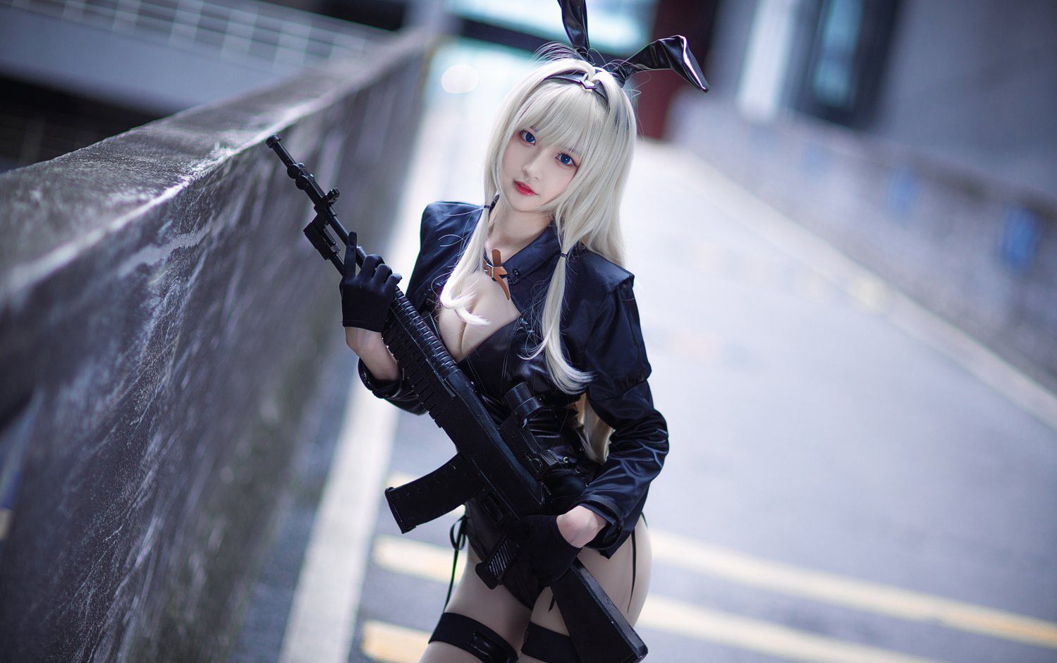 Cosplay Beauty Nangong Sexy Stockings Outdoor Shoot Large Scale Photos