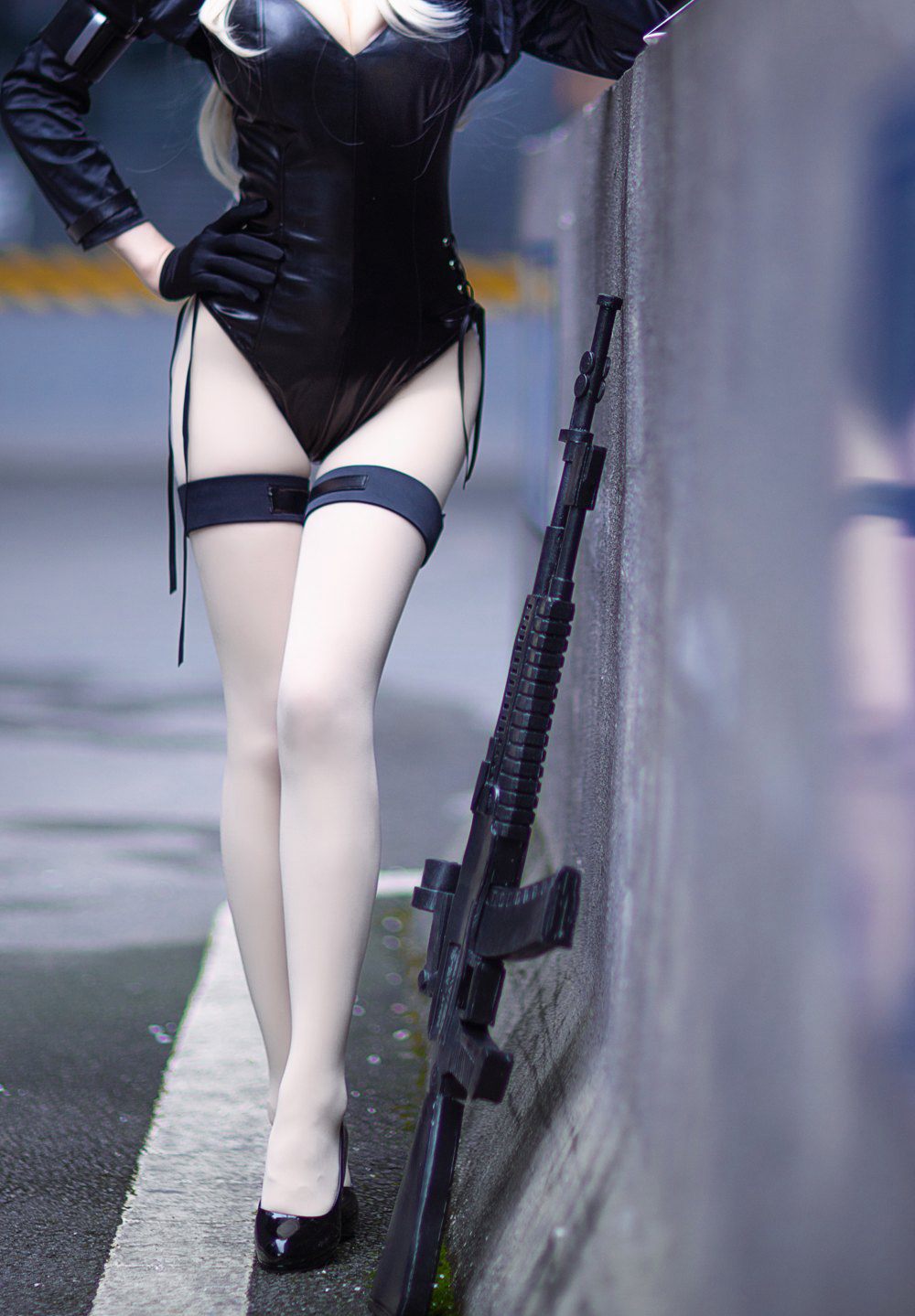 Cosplay Beauty Nangong Sexy Stockings Outdoor Shoot Large Scale Photos