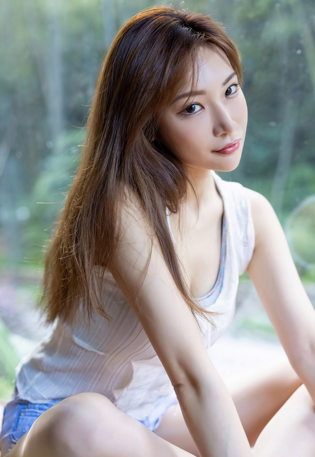 Imiss Stockings No Underwear Young Model Little Fox Seductive Hot Pants Top-Quality Beautiful Legs Jade Feet 2022 High-Definition Photo Set