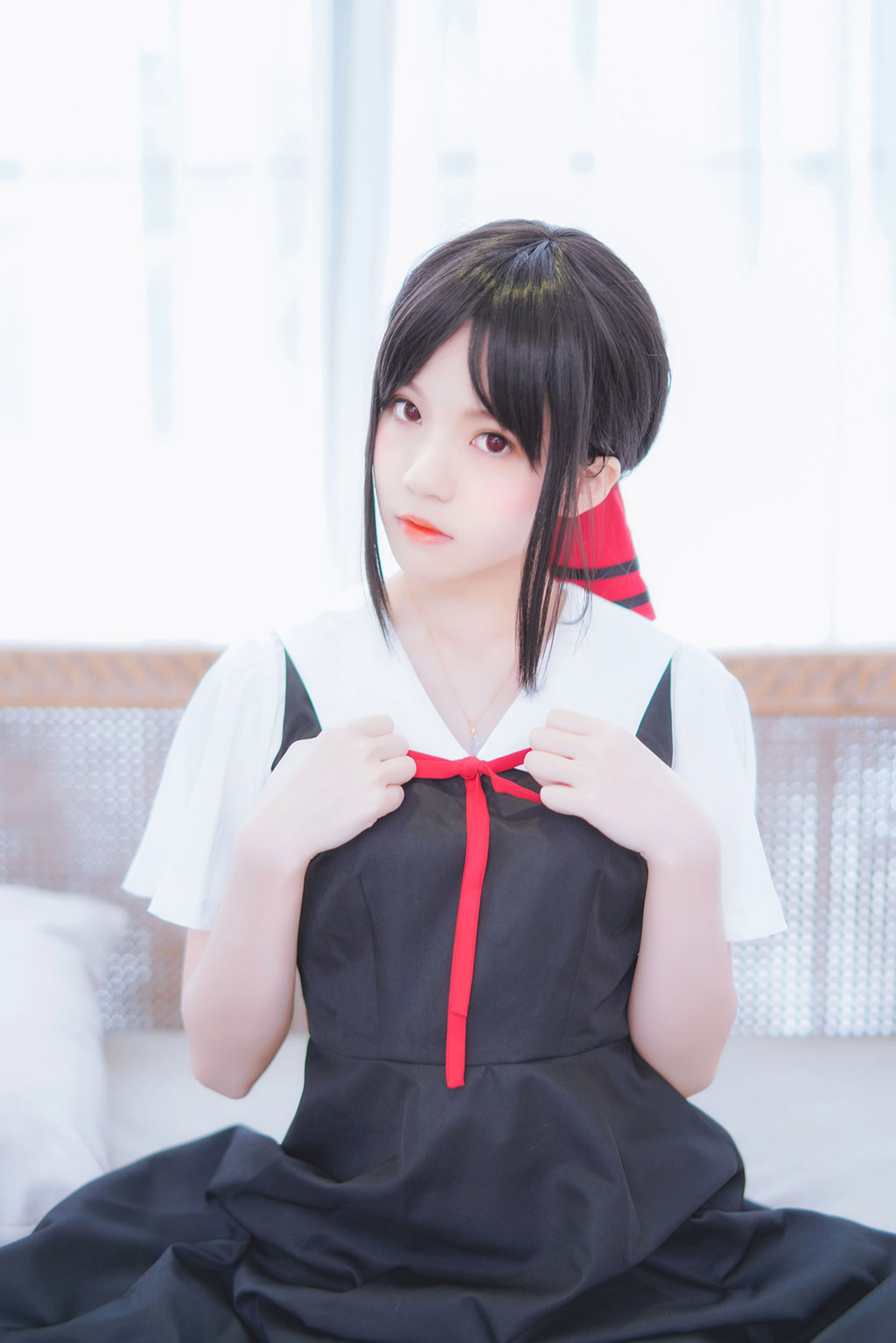 櫻桃喵《四宮輝夜》 [蘿莉COS] 寫真集[10P