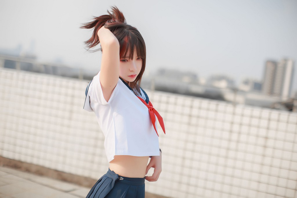 Pheng Mao ss: 《Áo thủy thủ của bạn cùng bàn》 [ belle  COS] Tập ảnh [41P