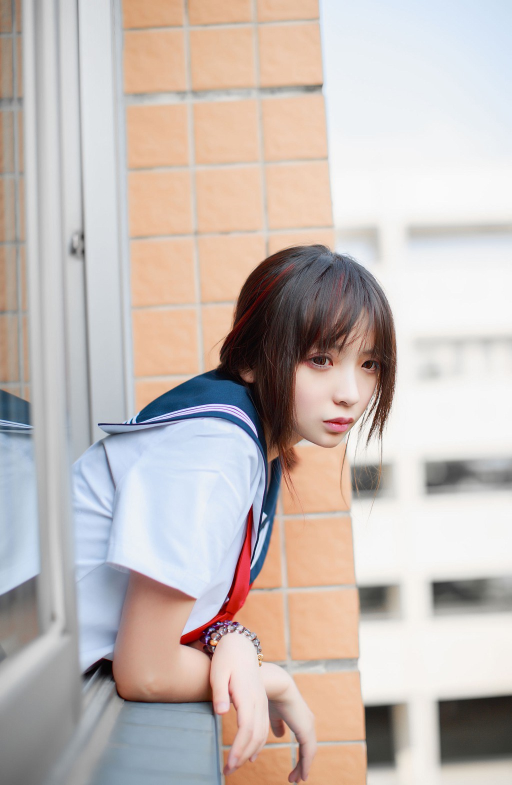 Pheng Mao ss: 《Áo thủy thủ của bạn cùng bàn》 [ belle  COS] Tập ảnh [41P