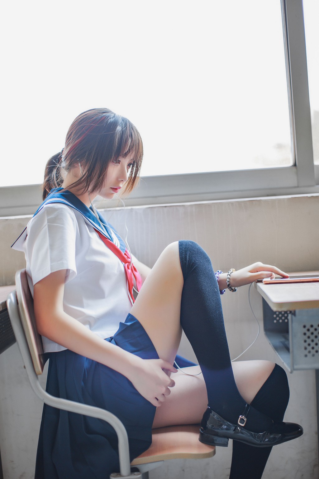 Pheng Mao ss: 《Áo thủy thủ của bạn cùng bàn》 [ belle  COS] Tập ảnh [41P