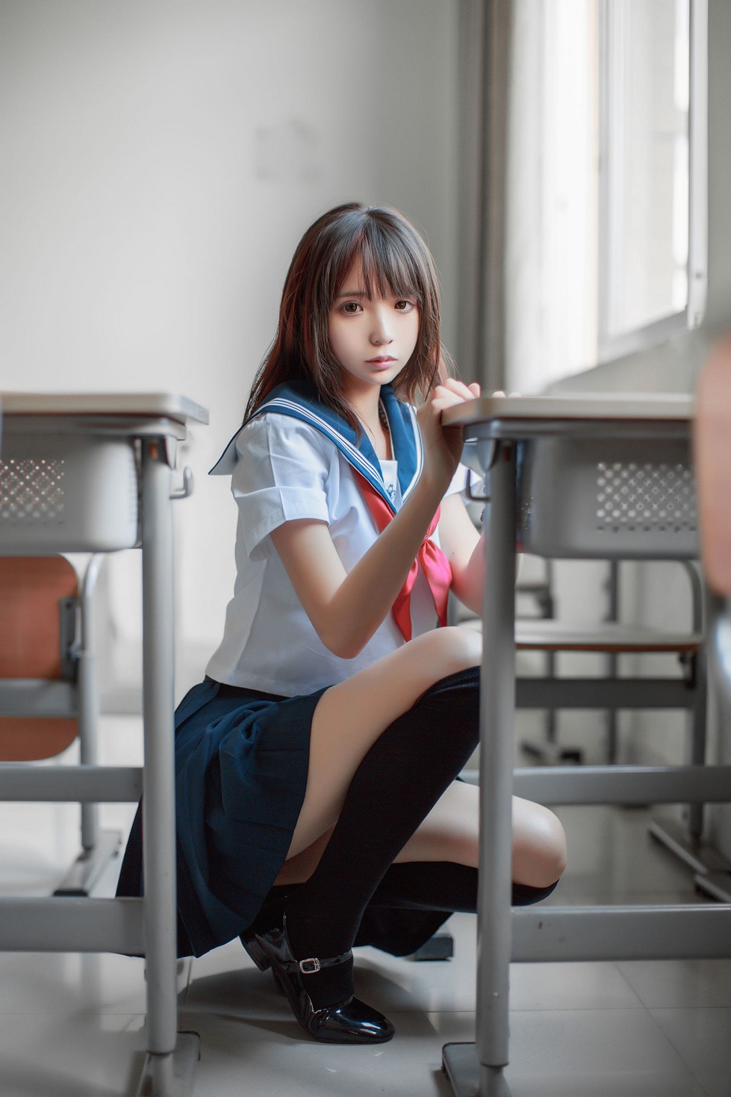 疯猫ss《同級生のセーラー服》 [ロリコス] 写真集[41P