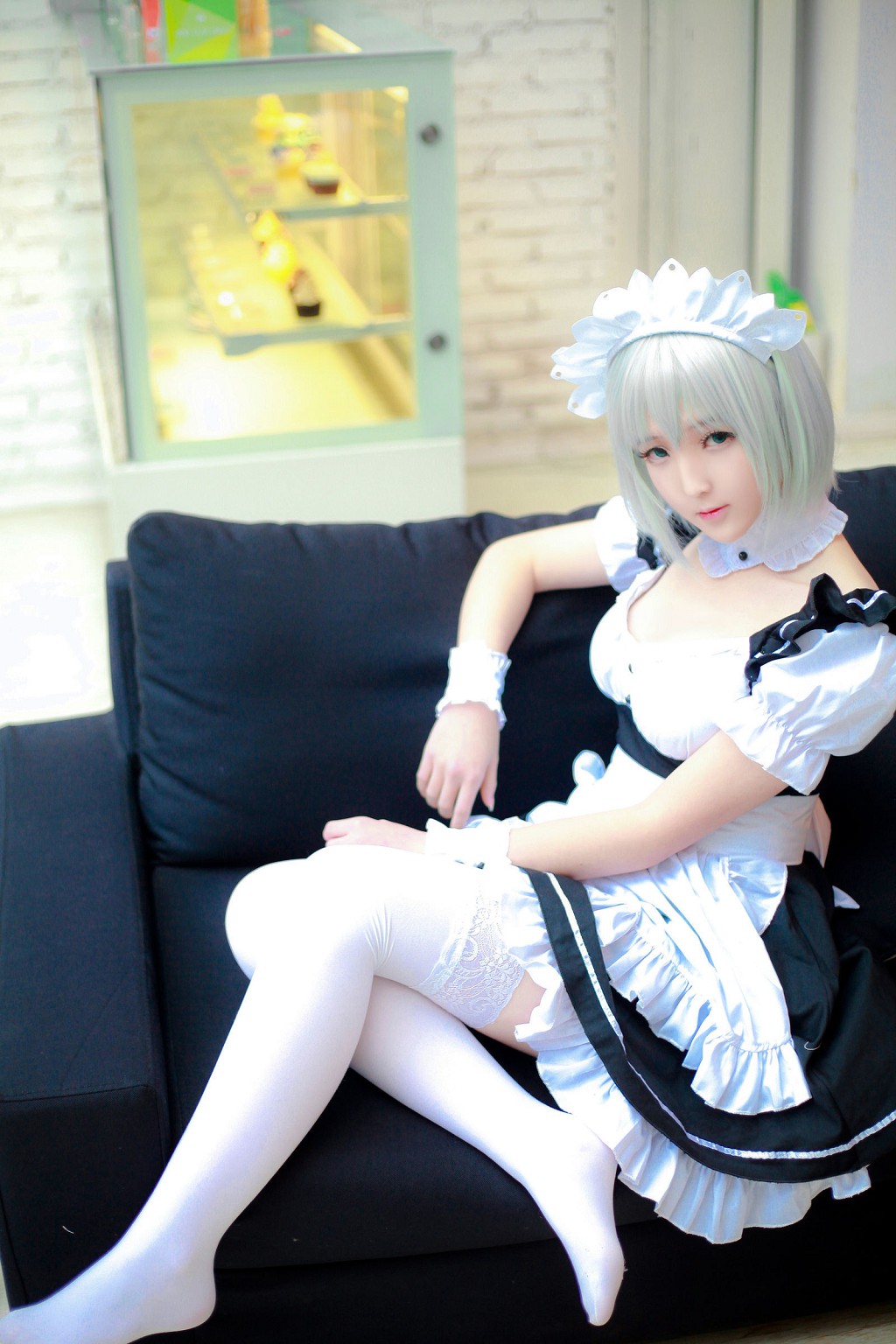 一小央泽《武士刀与水手服 女仆鸢一折纸》 [Cosplay美女] 写真集[31P]