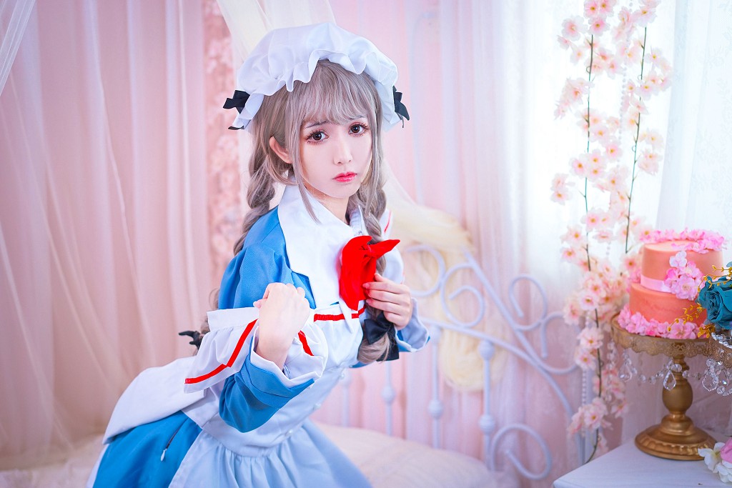 Eel Fish Fei'er "Maid + Animal Ears + Black Stockings" [Cosplay Welfare] Photo Album [33P