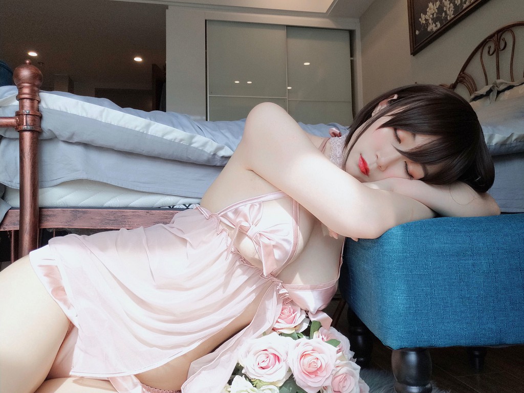 COSER Bạc 81: Áo ngủ màu hồng [Cosplay Thiếu nữ] Sưu tập ảnh [41P