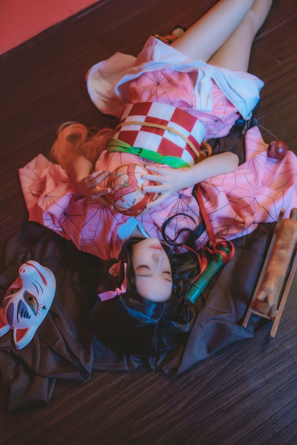 櫻桃喵《灶門禰豆子 花間舞》 [Cosplay美女] 寫真集[34P