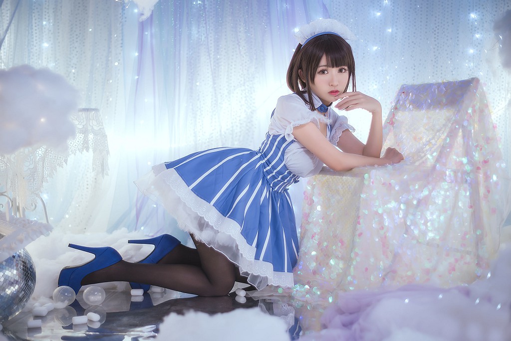 鰻魚霏兒《加藤惠+女僕+獸耳+櫻桃之戀》 [Cosplay美女] 寫真集[36P