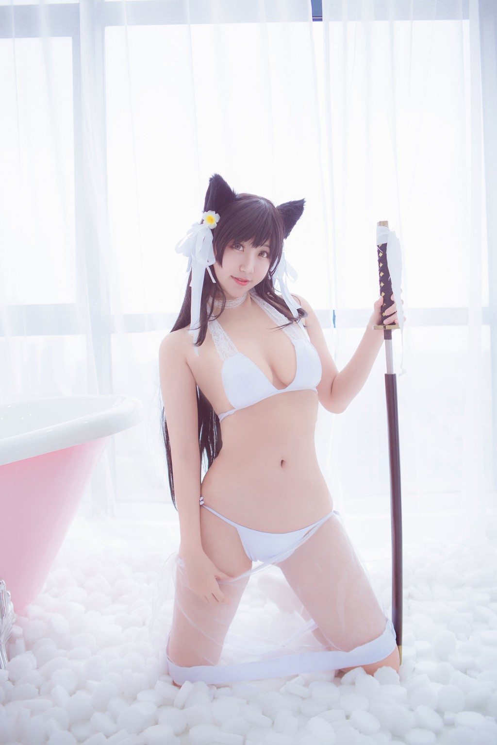 黑川《愛宕泳衣 JK百合》 [Cosplay美少女] 写真集[35P