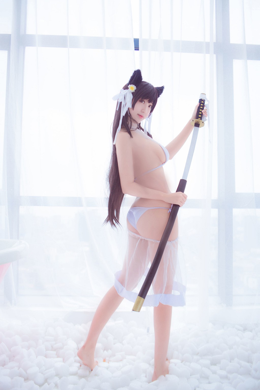黑川《愛宕泳衣 JK百合》 [Cosplay美少女] 写真集[35P