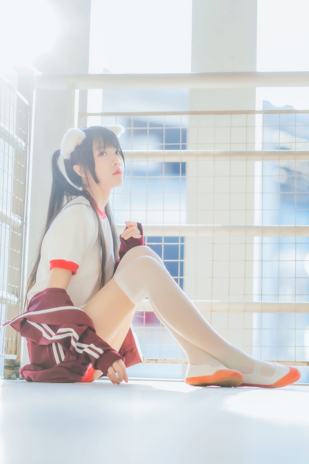 桜桃喵《赤い体操服》 [コスプレ美女] 写真集[44P