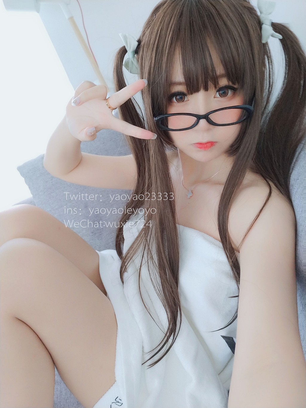 搖搖樂yoyo《浴巾風情》 [Cosplay福利] 寫真集[46P