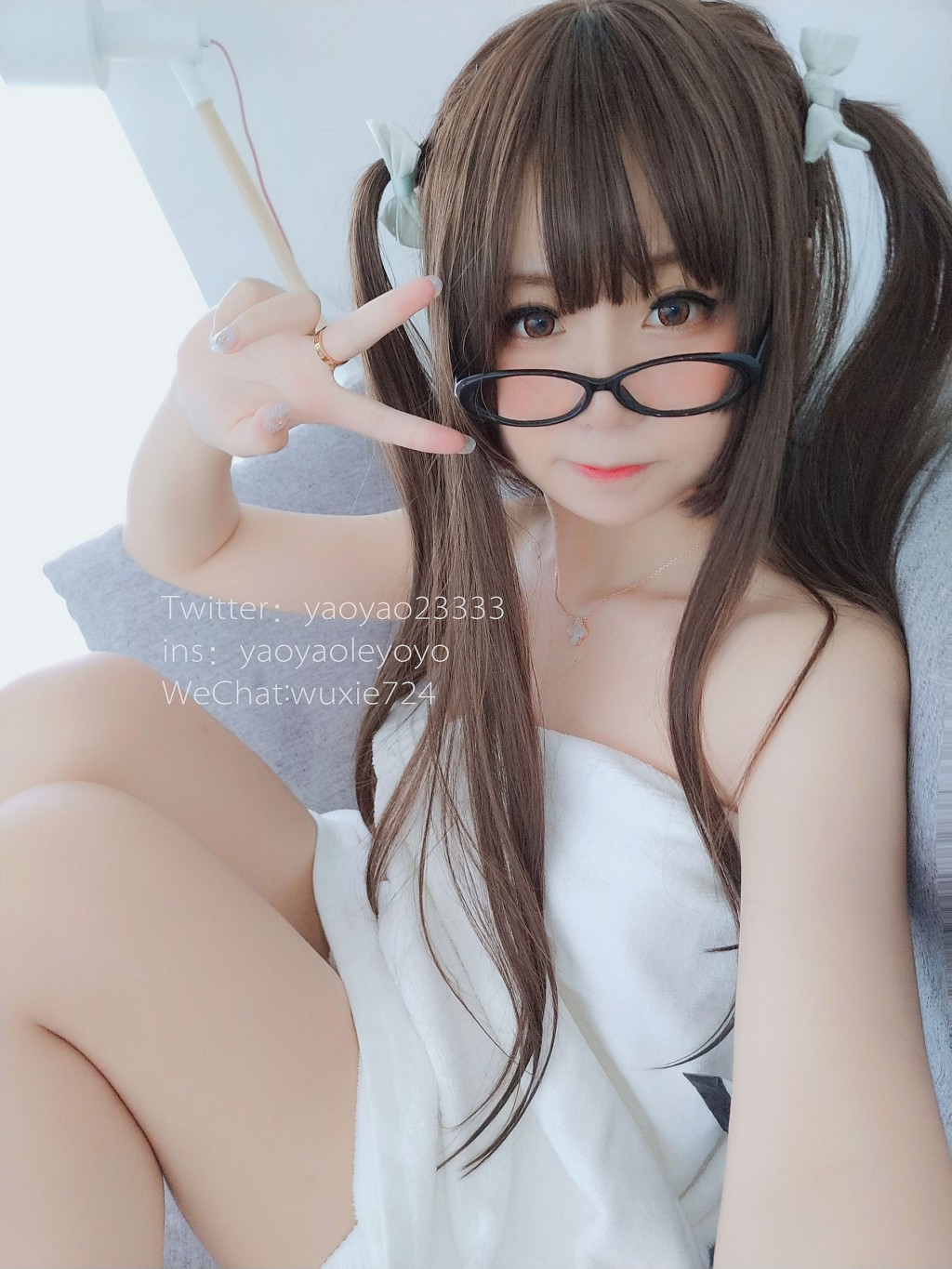 搖搖樂yoyo《浴巾風情》 [Cosplay福利] 寫真集[46P