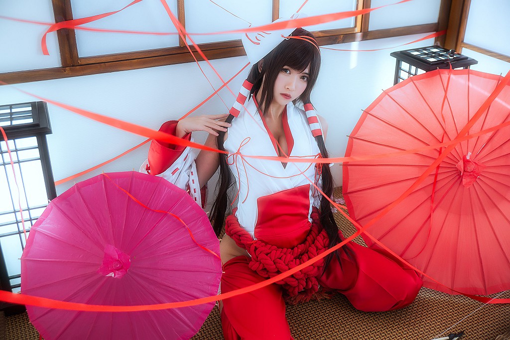 コーサーウンユフェイエル 《巫女 + 獣耳 + レースメイド》 [コスプレ福利] 写真集[30P