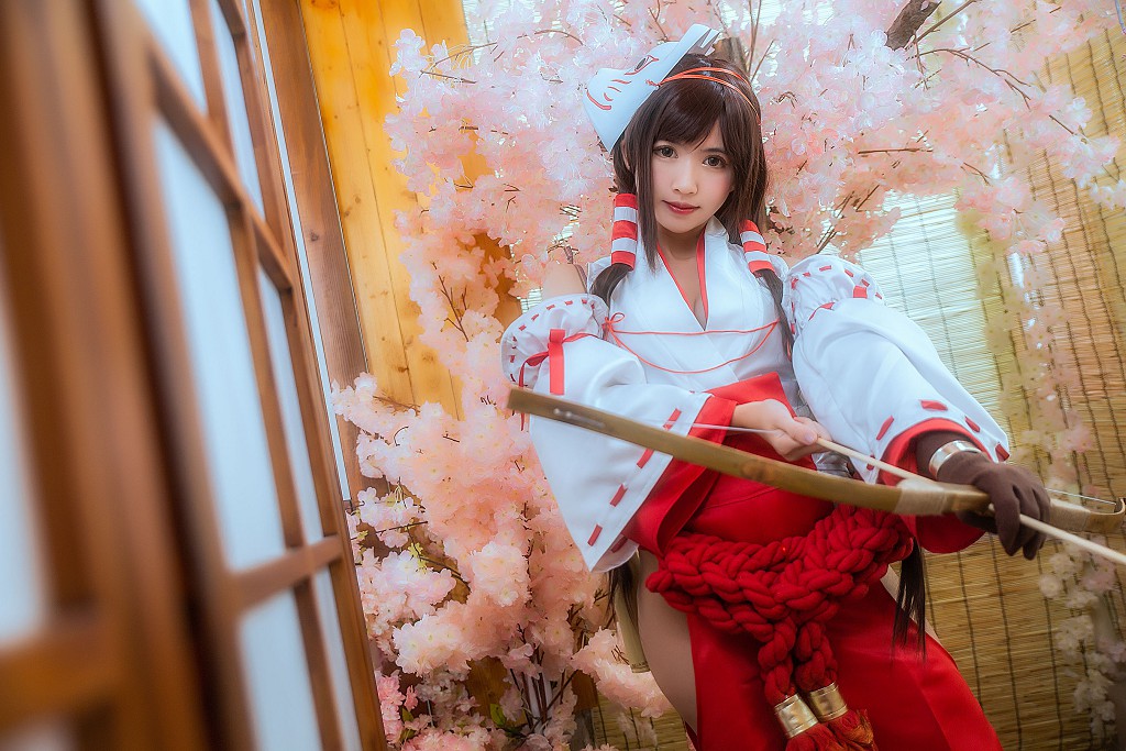 コーサーウンユフェイエル 《巫女 + 獣耳 + レースメイド》 [コスプレ福利] 写真集[30P