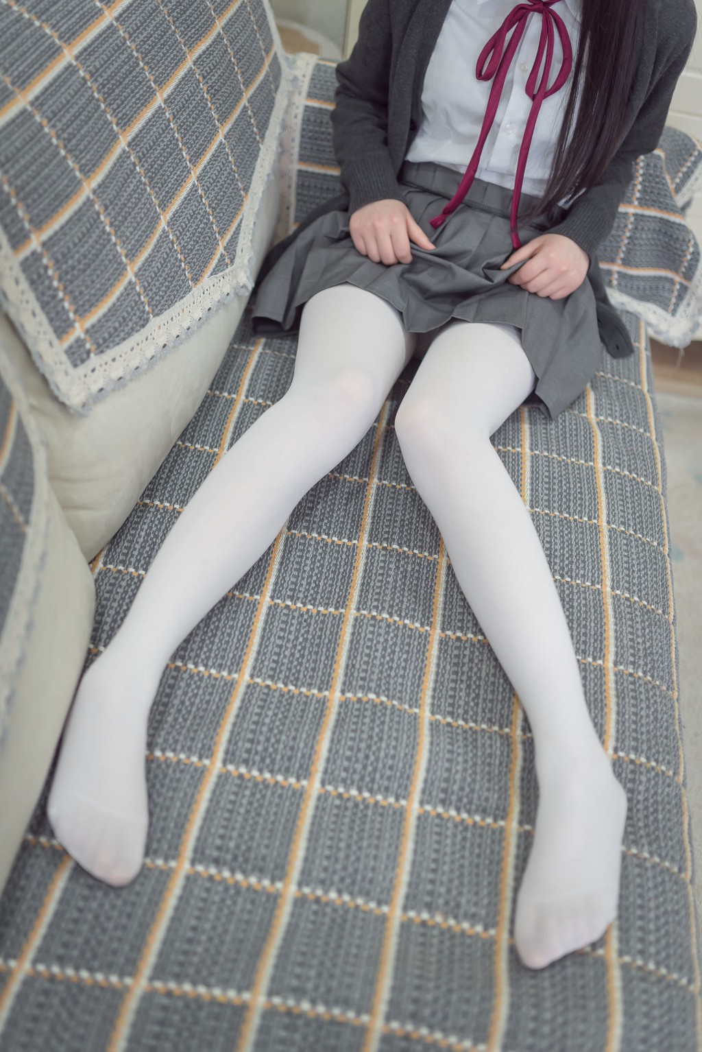 雪琪SAMA 《JK白絲》 [福利Cosplay] 寫真集[46P