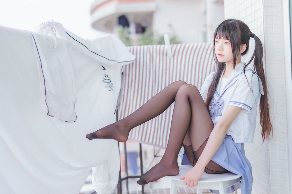 Sakura Tao Meo 《Áo Đồng Phục Vớ Đen》 [Cosplay Mỹ Nữ] Tập Ảnh [49P