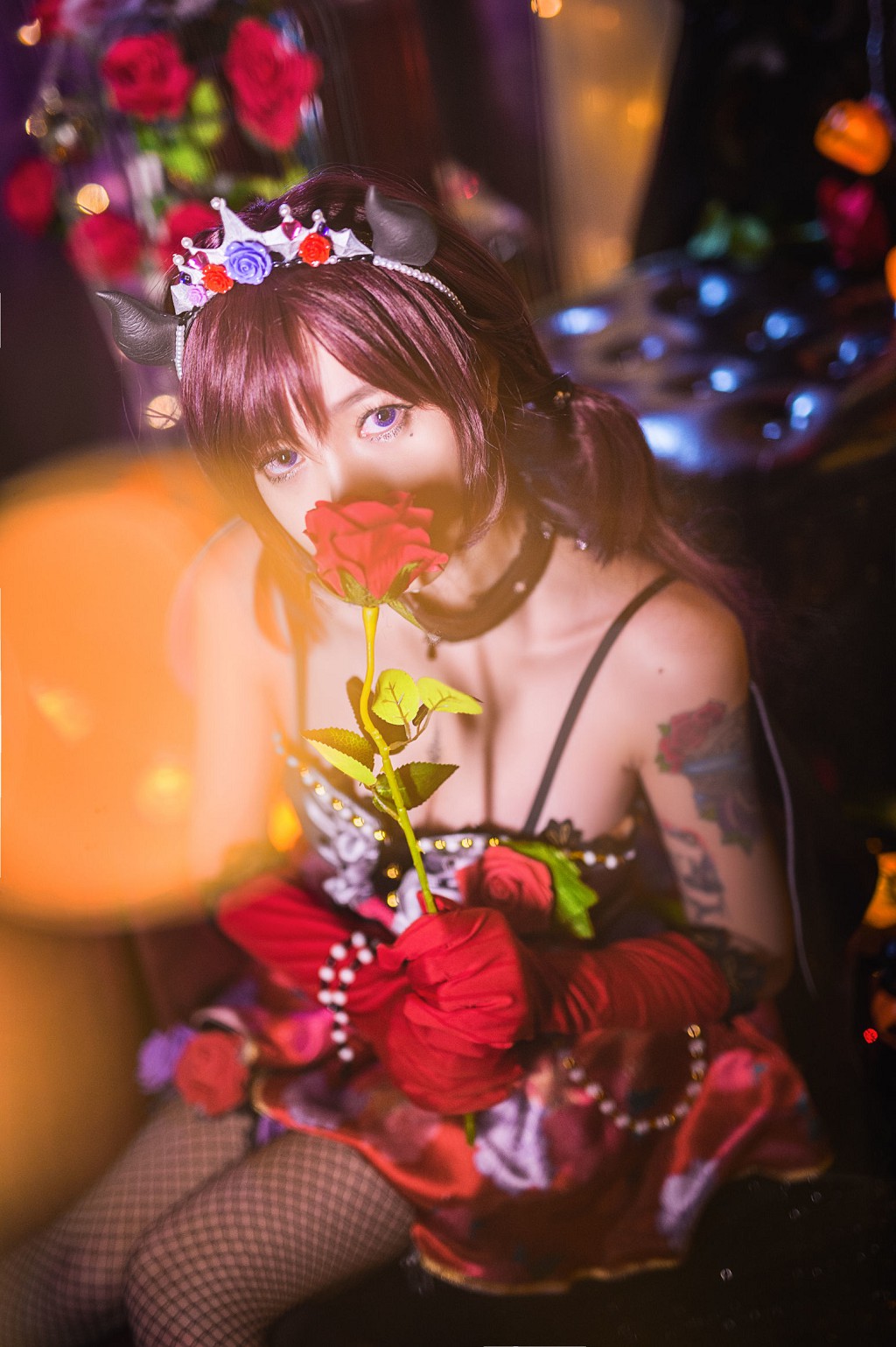 COSER  belle ta Big Brother 'Little Devil + Zhen Ji + Jin Lian' [Cosplay Beauty] Photo Album [26P