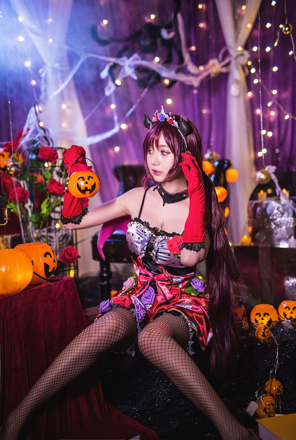 COSER  belle ta Big Brother 'Little Devil + Zhen Ji + Jin Lian' [Cosplay Beauty] Photo Album [26P