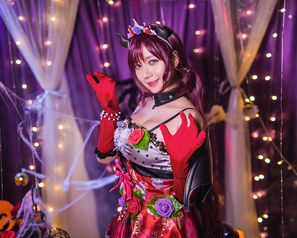 COSER  belle ta Big Brother 'Little Devil + Zhen Ji + Jin Lian' [Cosplay Beauty] Photo Album [26P