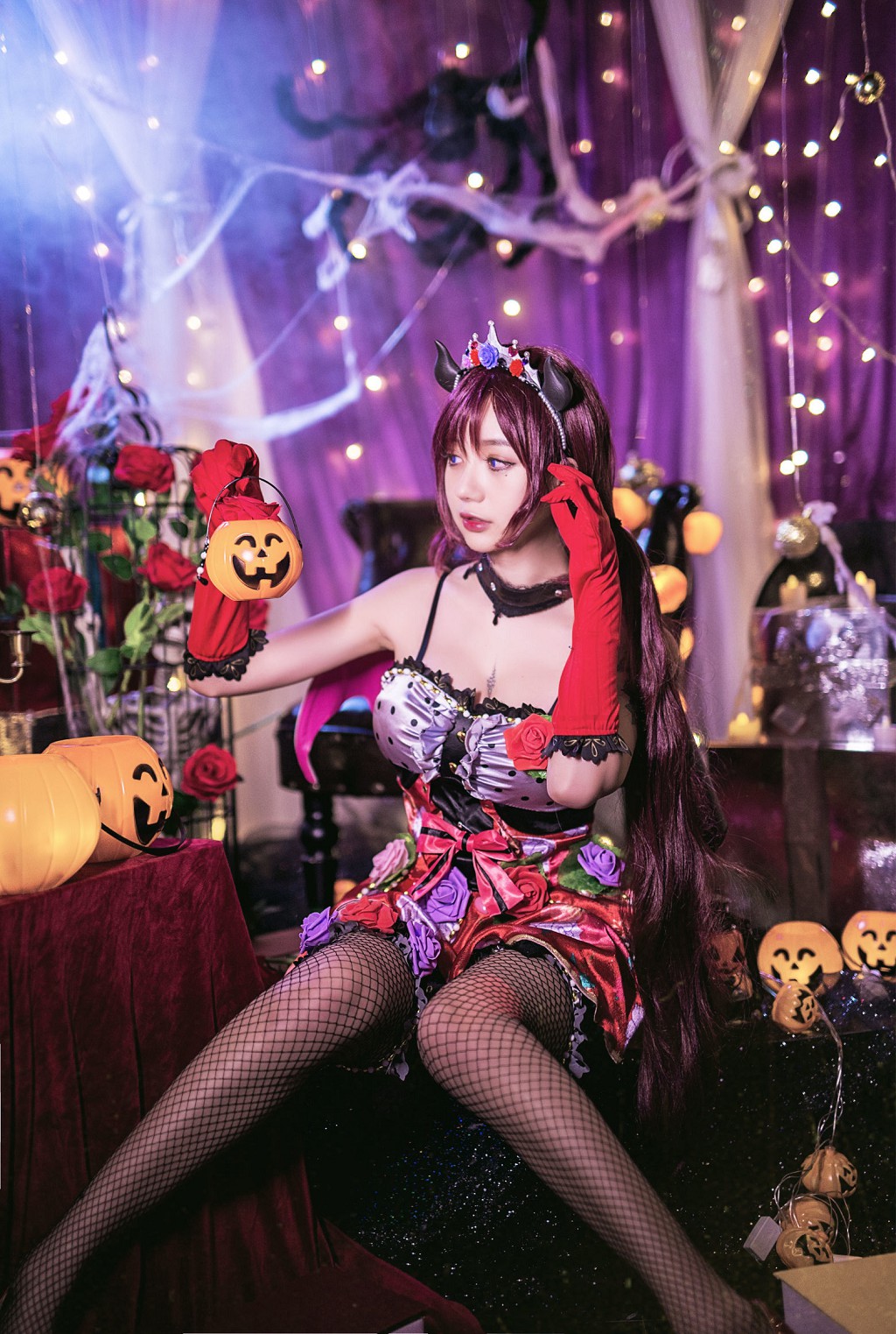 COSER  belle ta Big Brother 'Little Devil + Zhen Ji + Jin Lian' [Cosplay Beauty] Photo Album [26P
