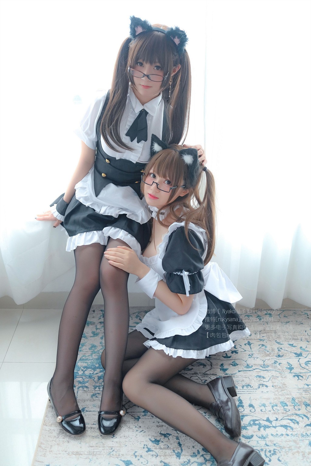 Yao Yao Le Yoyo & Nyako Meowzi 《Nữ Hầu Dụ Người》 [Cosplay Phúc Lợi] Tập Ảnh [130P