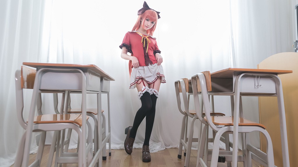 Eel Yu Fei Er 《Azur Lane + Qipao + Nữ phù thủy tóc đỏ》 [Cosplay mỹ nữ] Bộ sưu tập ảnh [34P