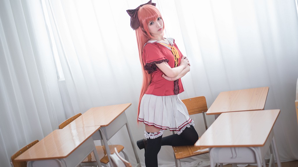 鳗魚霏兒《碧藍航線+旗袍+紅髮魔女》 [Cosplay美女] 寫真集[34P