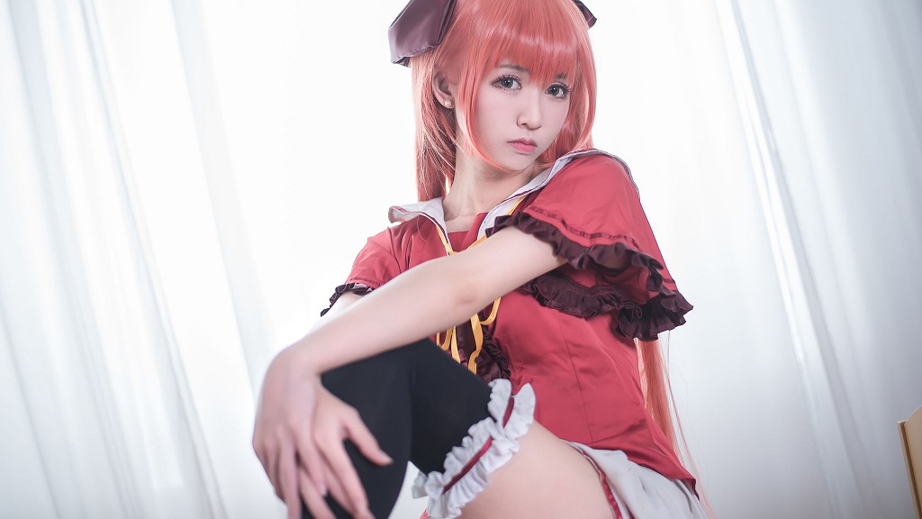 鳗魚霏兒《碧藍航線+旗袍+紅髮魔女》 [Cosplay美女] 寫真集[34P