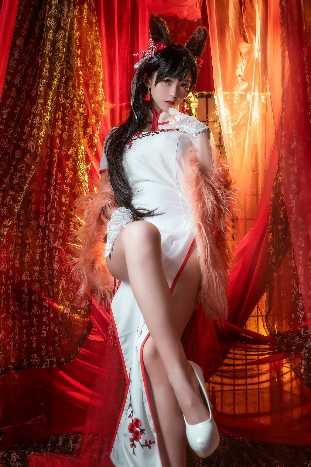 Eel Yu Fei Er 《Azur Lane + Qipao + Nữ phù thủy tóc đỏ》 [Cosplay mỹ nữ] Bộ sưu tập ảnh [34P